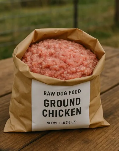 Raw dog Food - Ground Chicken
