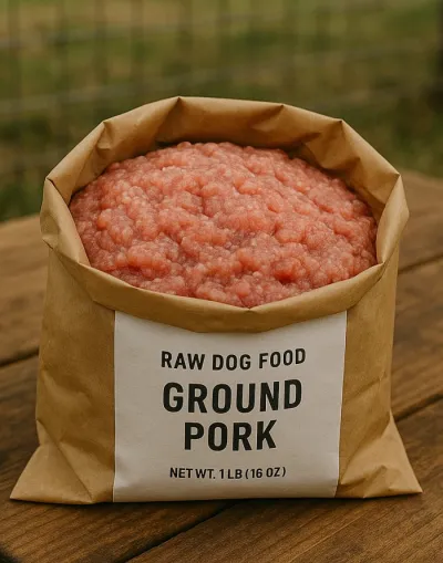 Raw dog Food - Ground Pork