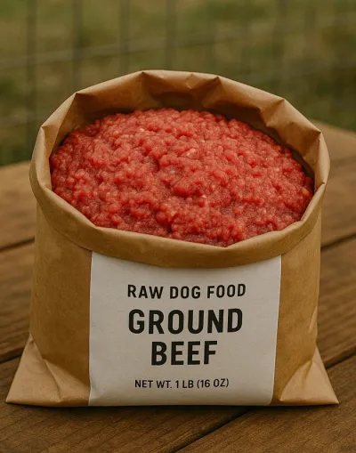 Raw Dog Food - Ground Beef